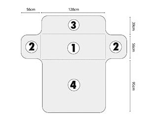 Starlyf Sofa Cover Two Seats a 256 PLN