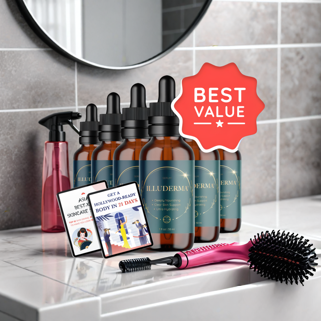 Illuderma - 6 Bottles + 2  Ebooks