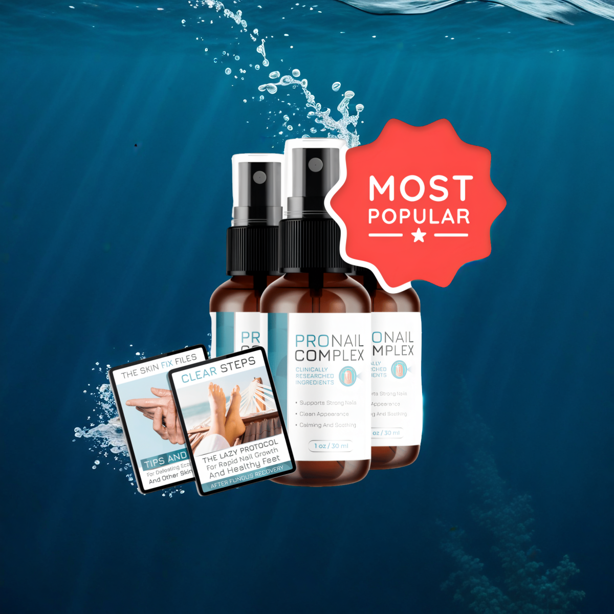 ProNail Complex - 3 Bottles + 2  Ebook